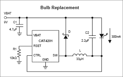 Catalyst Announces High-Efficiency 7W Buck LED Driver in TSOT-23 Package