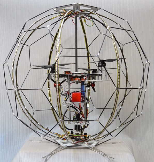 DOCOMO Develops World's First Spherical Drone Display