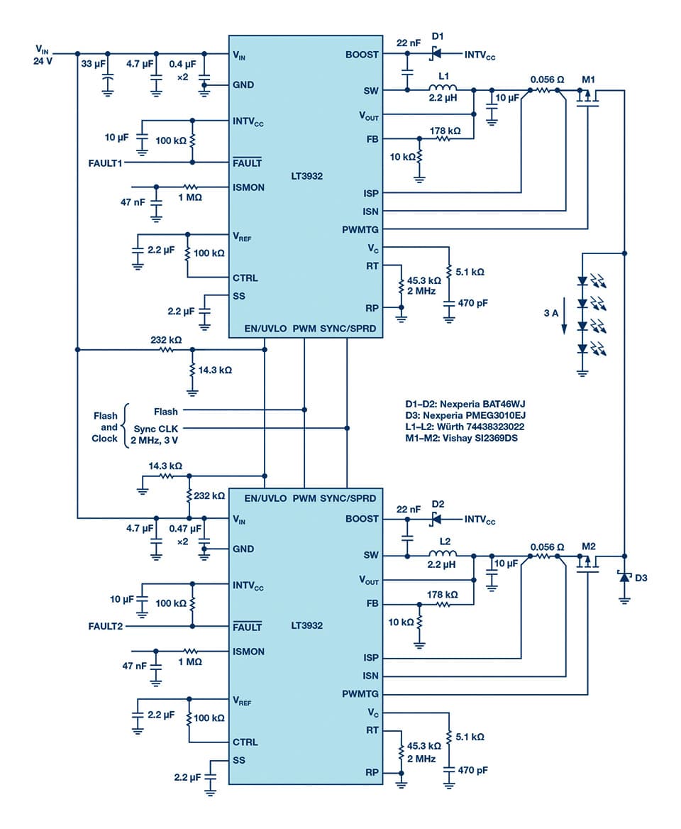 LED Driver for High Power Machine Vision Flash