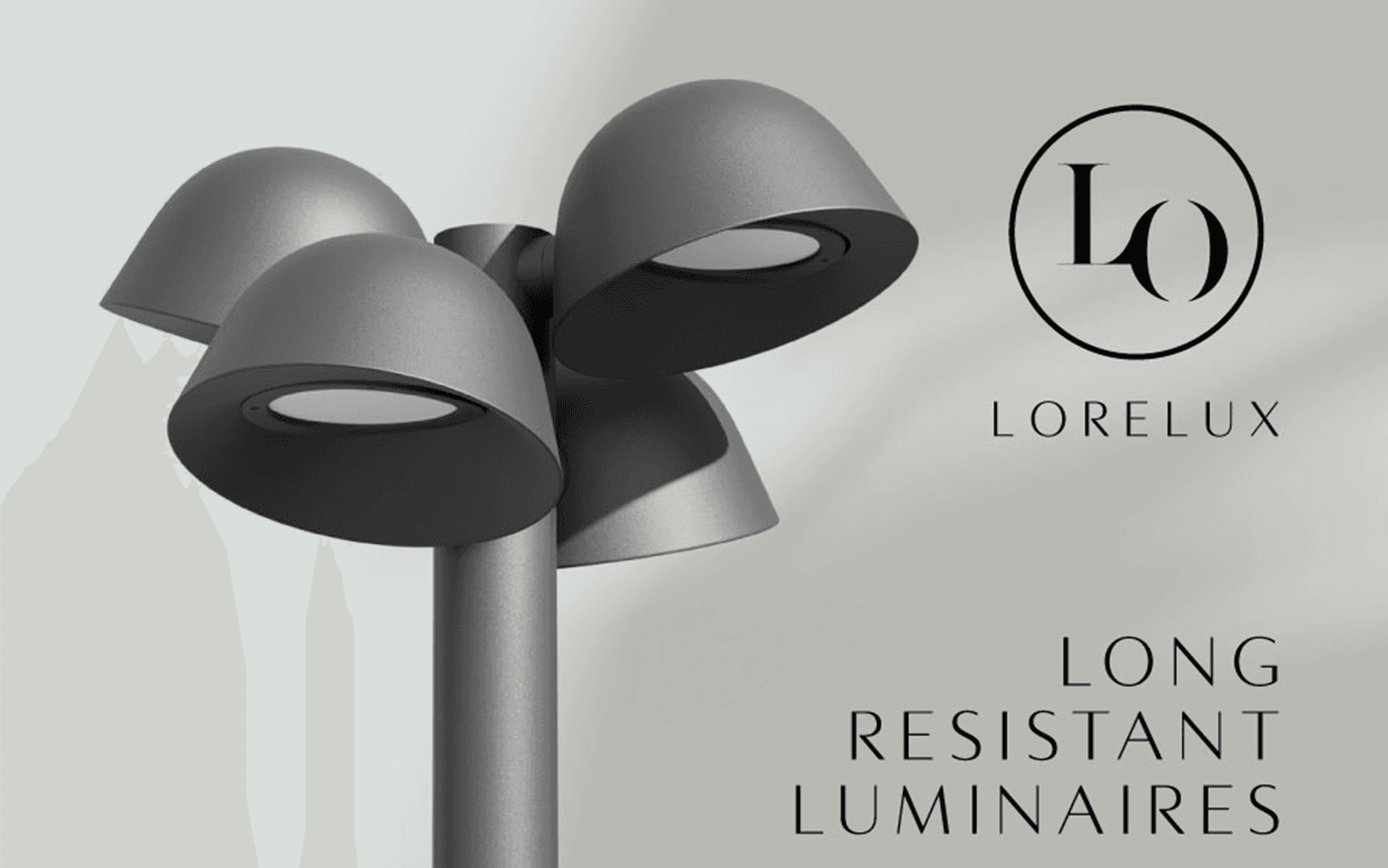 LORELUX®: FROM PLASTIC WASTE TO RESISTANT URBAN LUMINAIRES