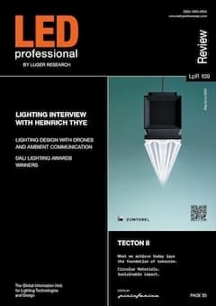 LEDprofessional Review — issue 109 cover