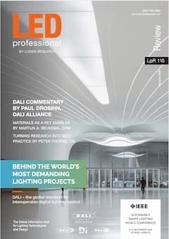 LEDprofessional Review — issue 115 cover