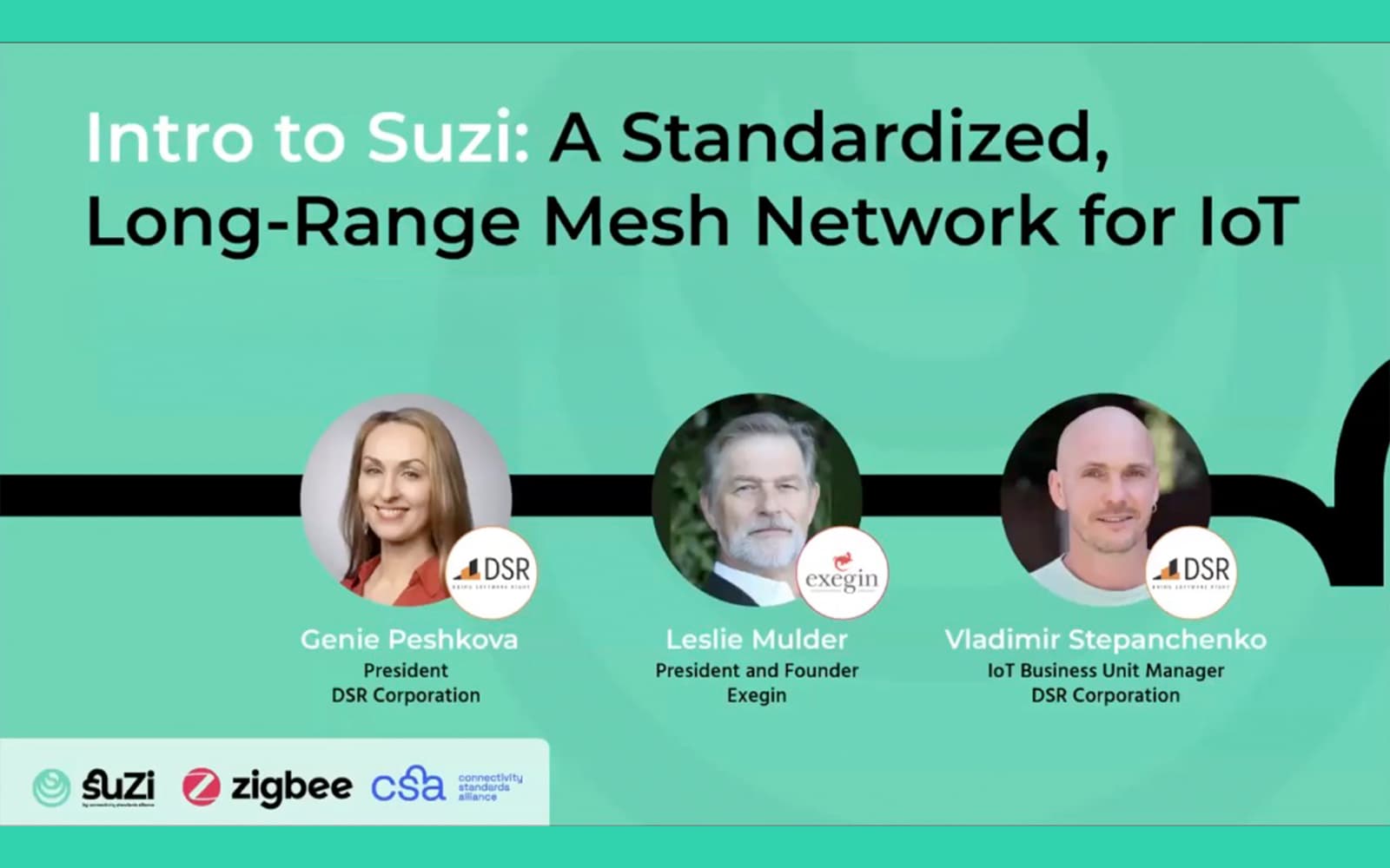 Webinar | Intro to Suzi: A Standardized, Long-Range Mesh Network for IoT