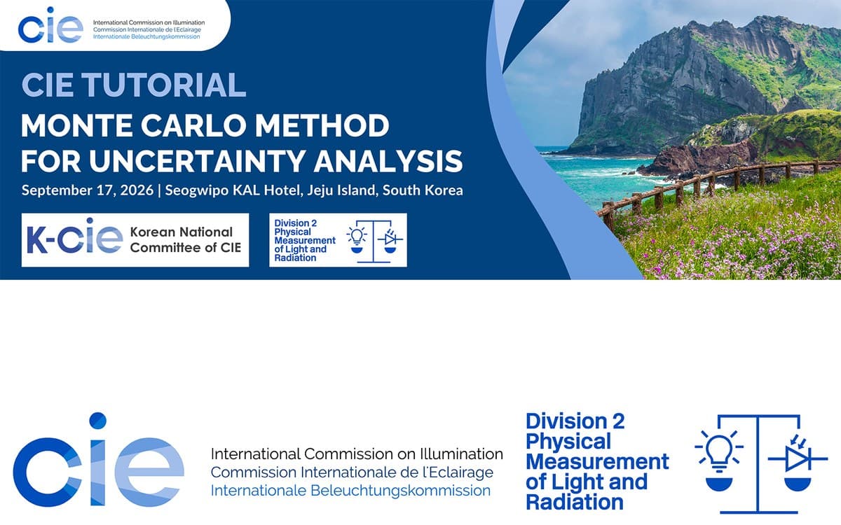 CIE Launches Two Advanced Tutorials on Measurement Uncertainty and LED Reference Spectra