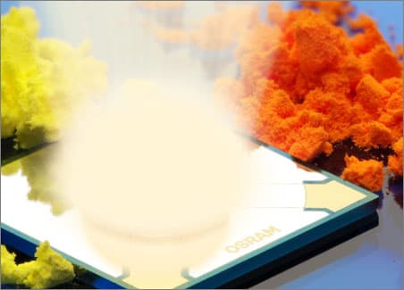 OSRAM LED Produces Warm White Light with High Efficiency and True Colors