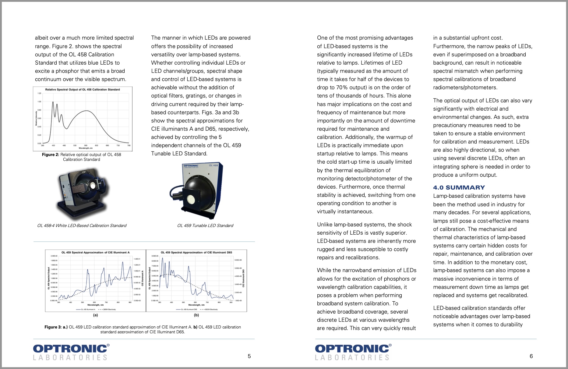 Continuous versus Discrete Calibration Sources: Consideration for Use