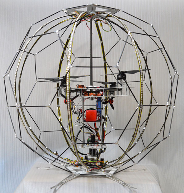 DOCOMO Develops World's First Spherical Drone Display