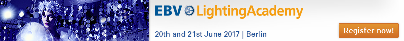 EBV Lighting Academy | June 20th and 21st 2017 | Humboldt Careé Berlin