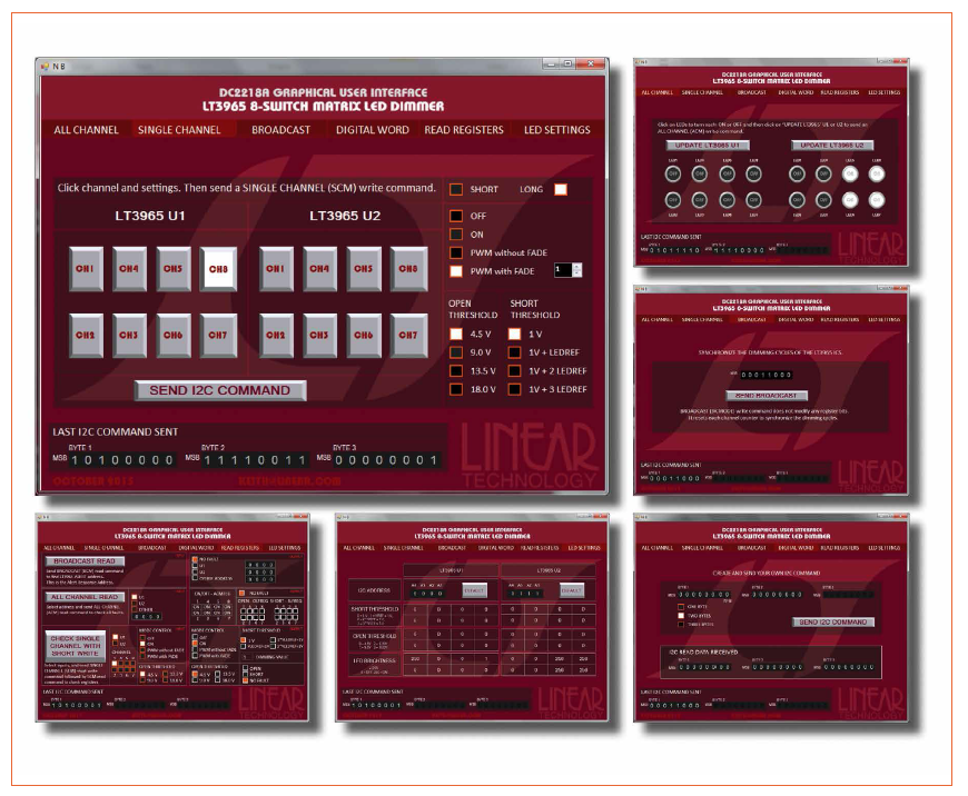 Flicker-Free Control of Individual LEDs in Matrix Headlights