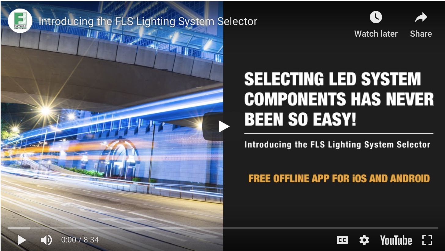 Future Lighting Solutions Launches Offline Lighting System Selector Mobile App for iOS and Android