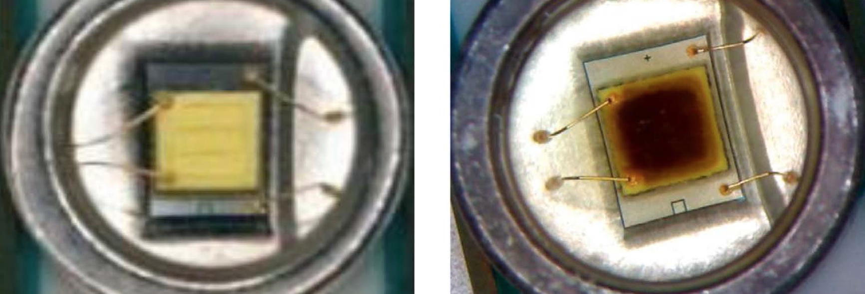 LED and Lens Degradation Through Volatile Organic Compounds