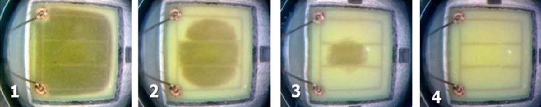LED and Lens Degradation Through Volatile Organic Compounds