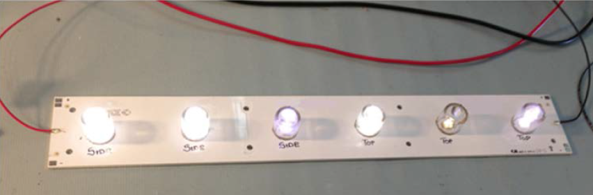 LED and Lens Degradation Through Volatile Organic Compounds