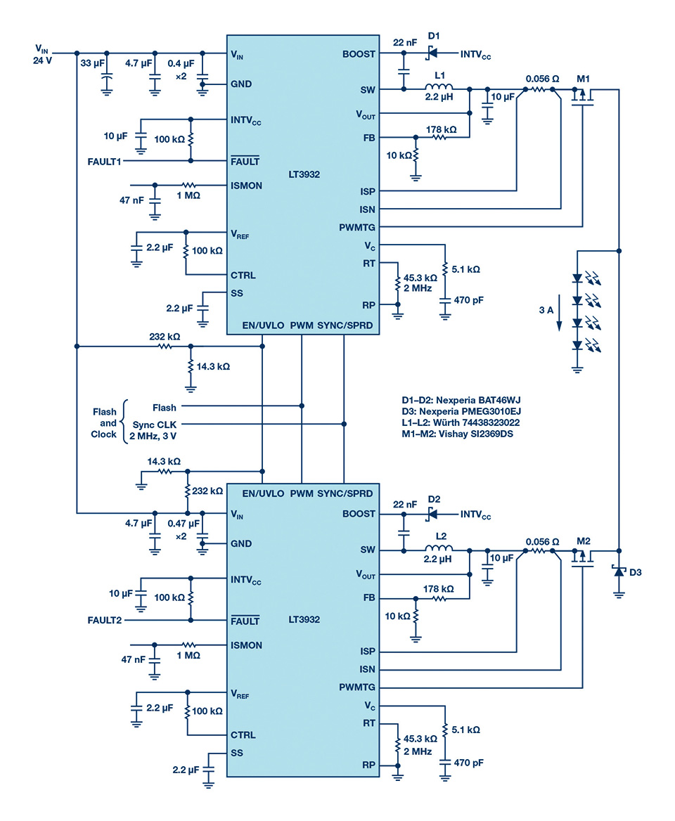 LED Driver for High Power Machine Vision Flash