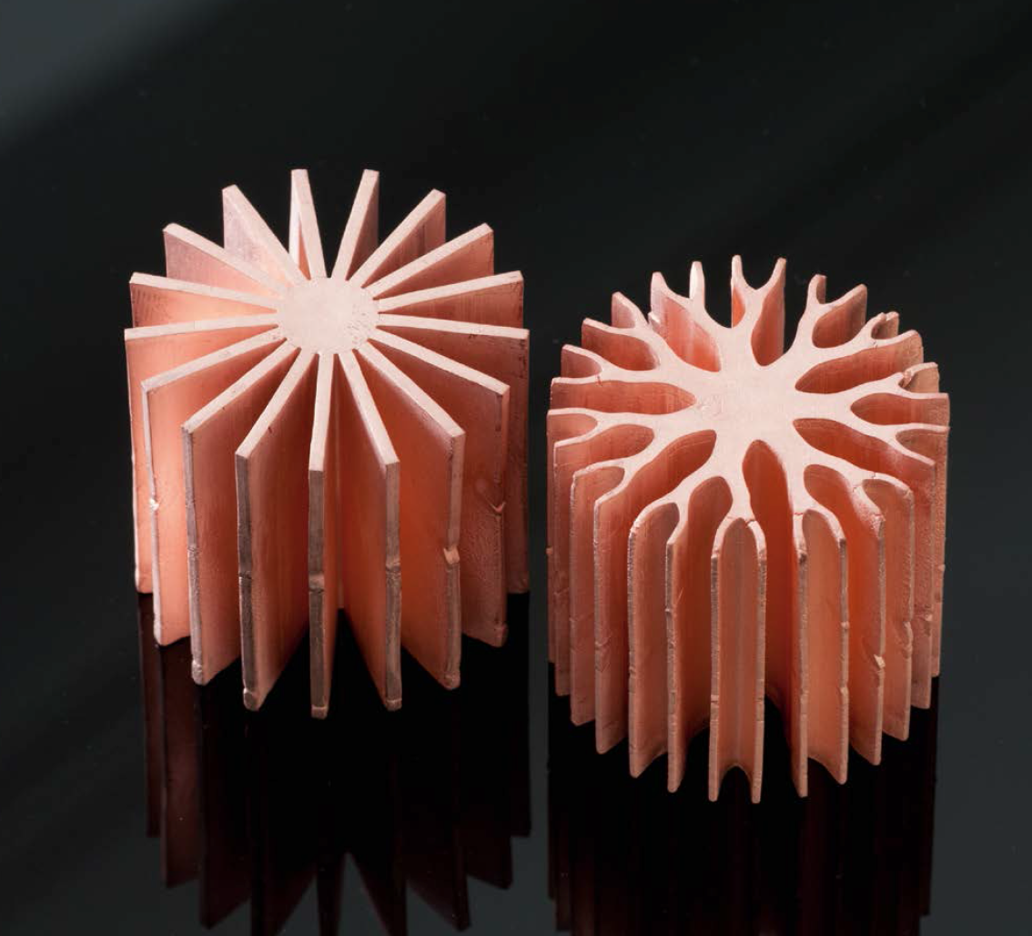 Natural Design for Heat Sinks