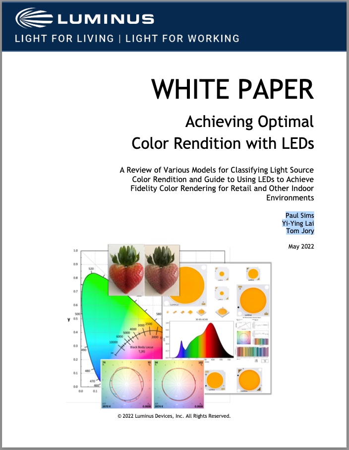 WHITE PAPER: Achieving Optimal Color Rendition with LEDs