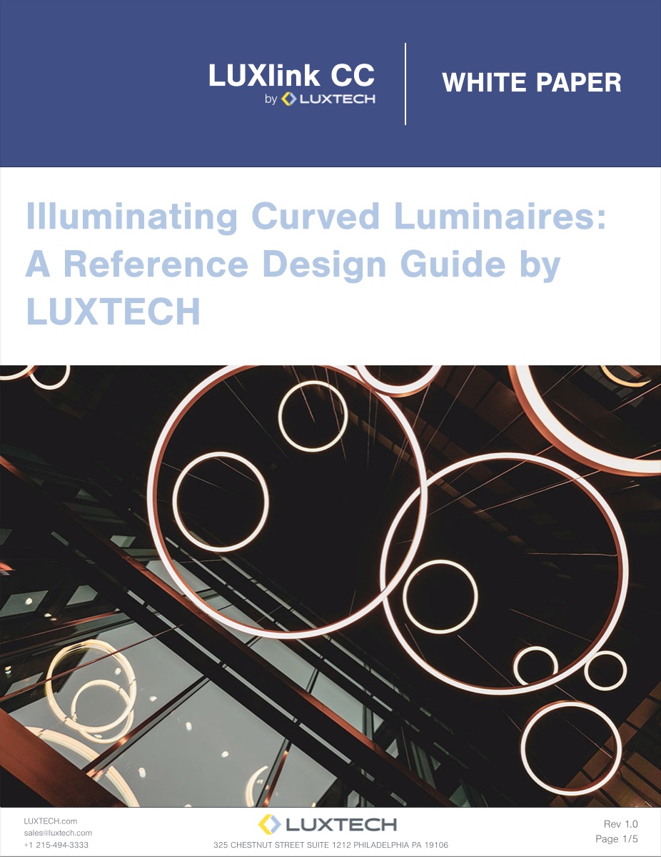WHITE PAPER: Illuminating Curved Luminaires – Reference Design Guide