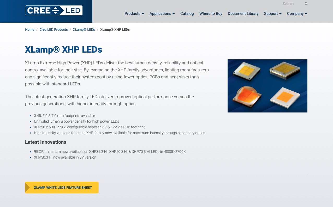 XLamp® XHP LEDs Significantly Reduce System Cost