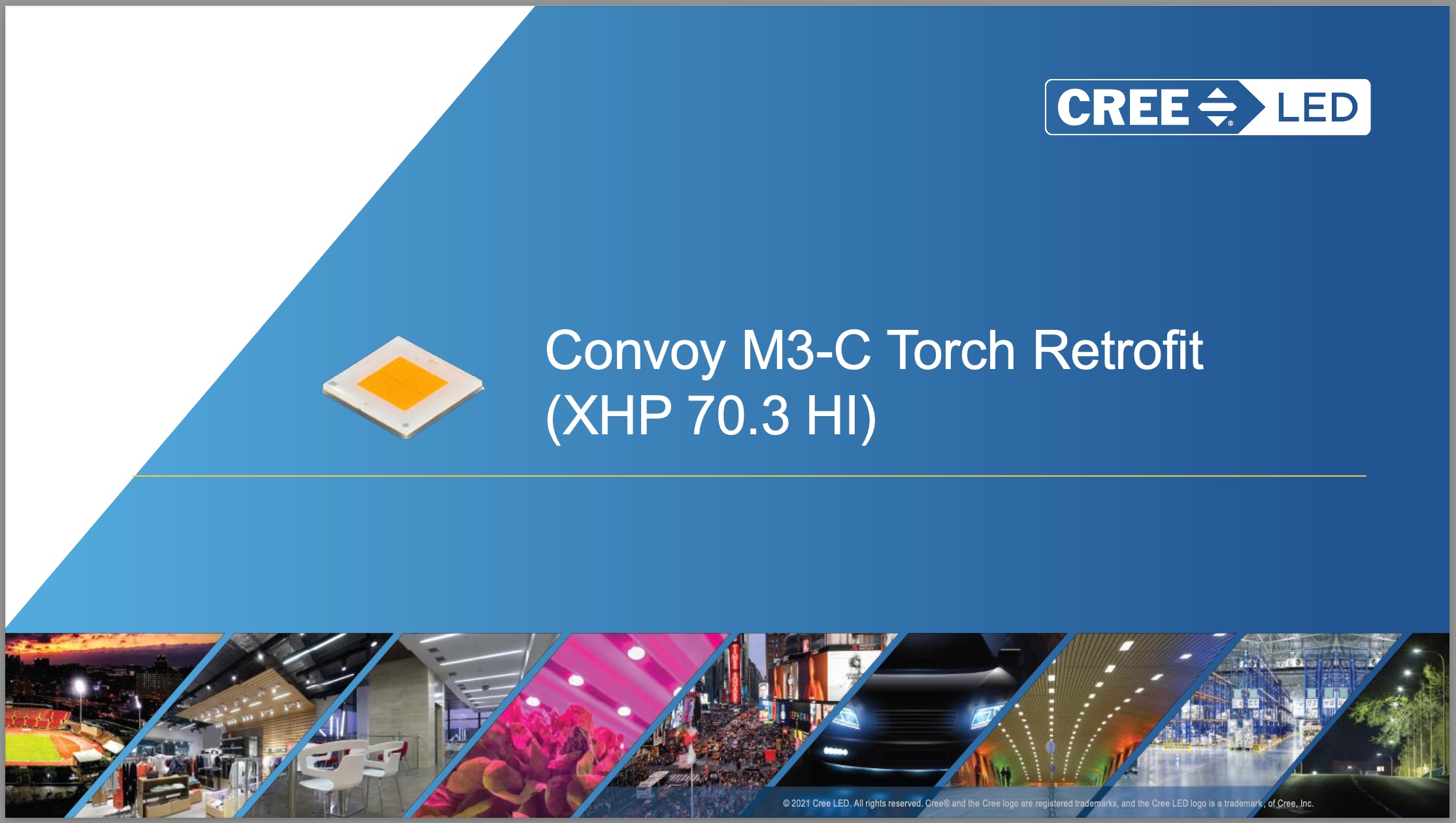 XLamp® XHP70.3 HI LEDs – Put Daylight in the Palm of Your Hand
